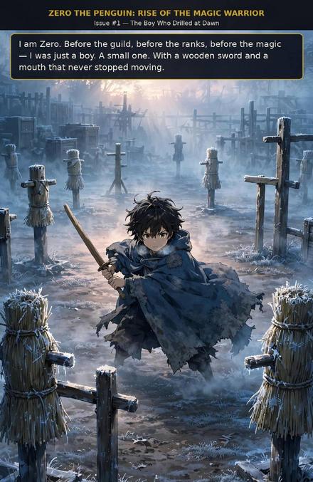 Book Volume 1 cover — Issue 1: The Boy Who Drilled at Dawn